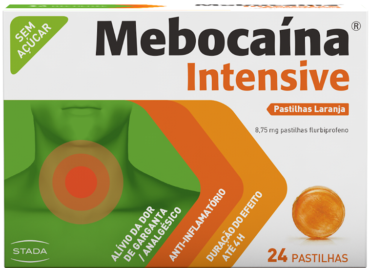 Mebocaína® Intensive Pastilhas Laranja