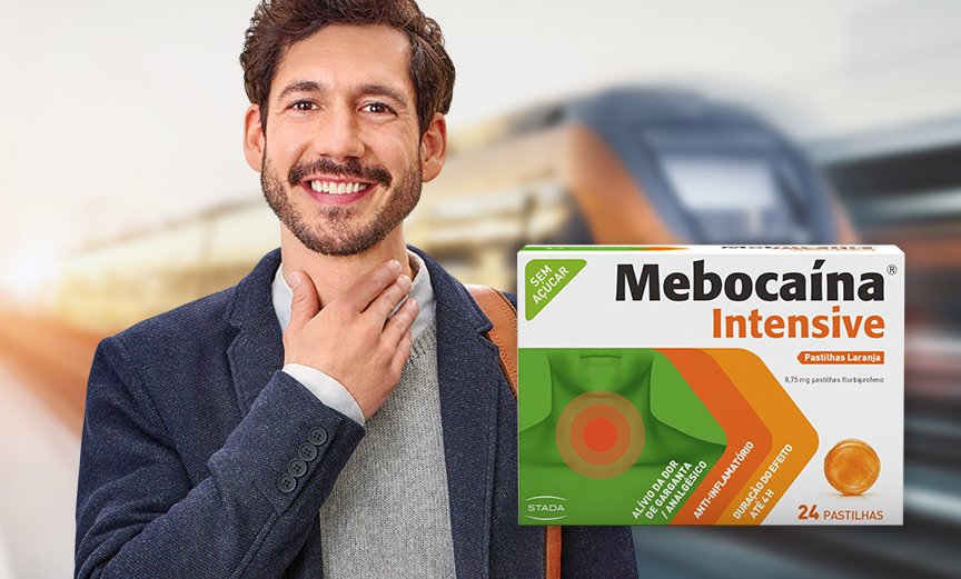 Mebocaína Intensive Pastilhas laranja